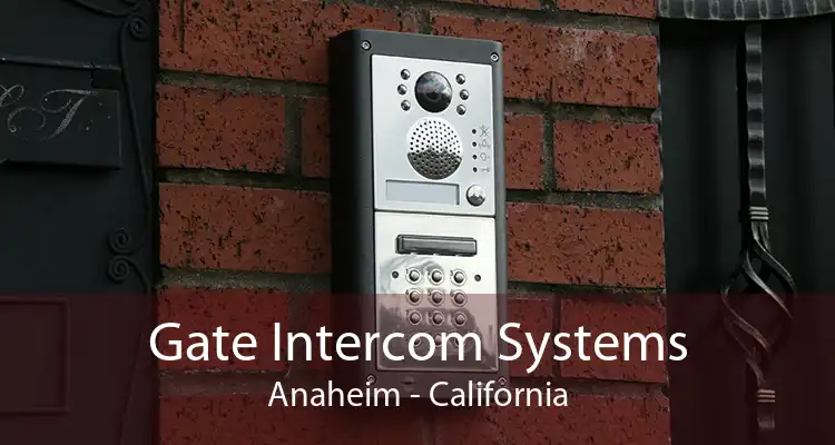 Gate Intercom Systems Anaheim - California