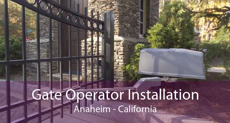 Gate Operator Installation Anaheim - California