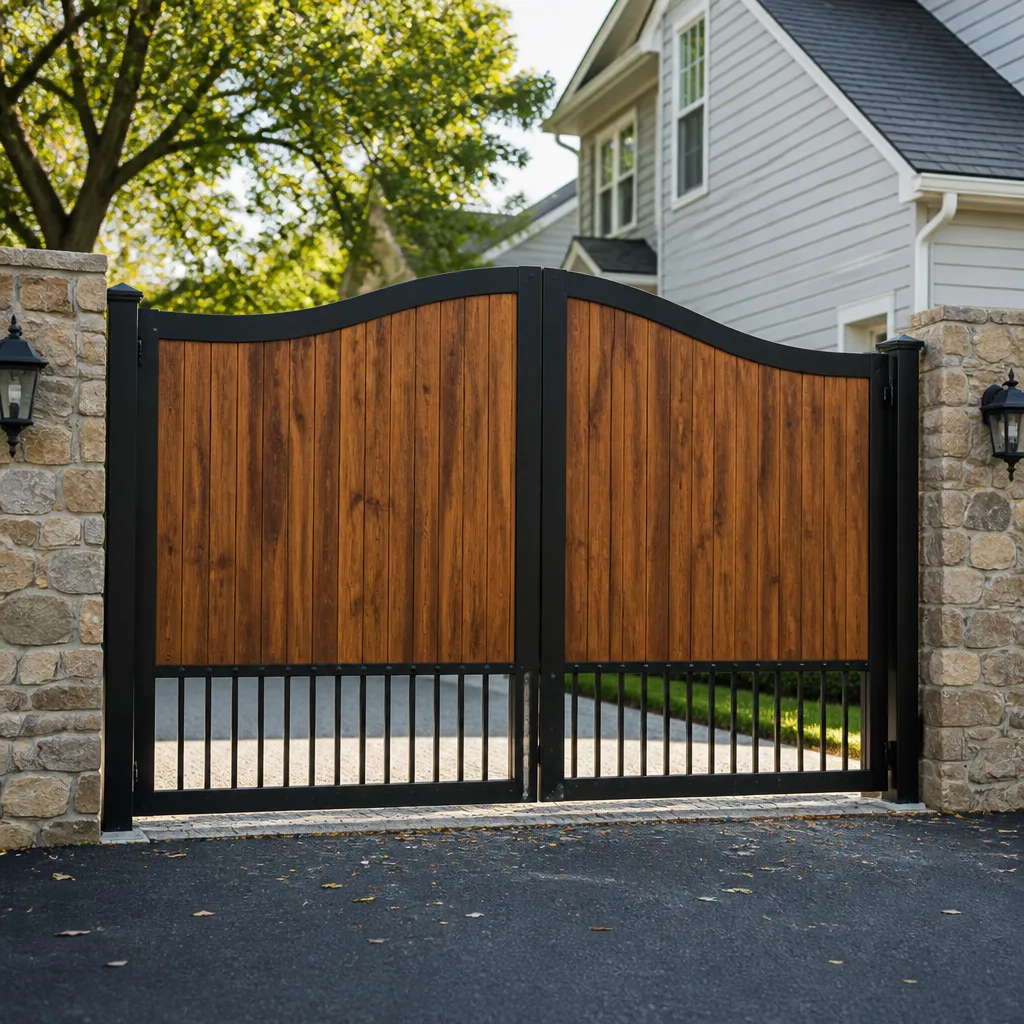 Wood & steel frame